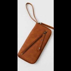 Free People Distressed Vegan Wallet NWT